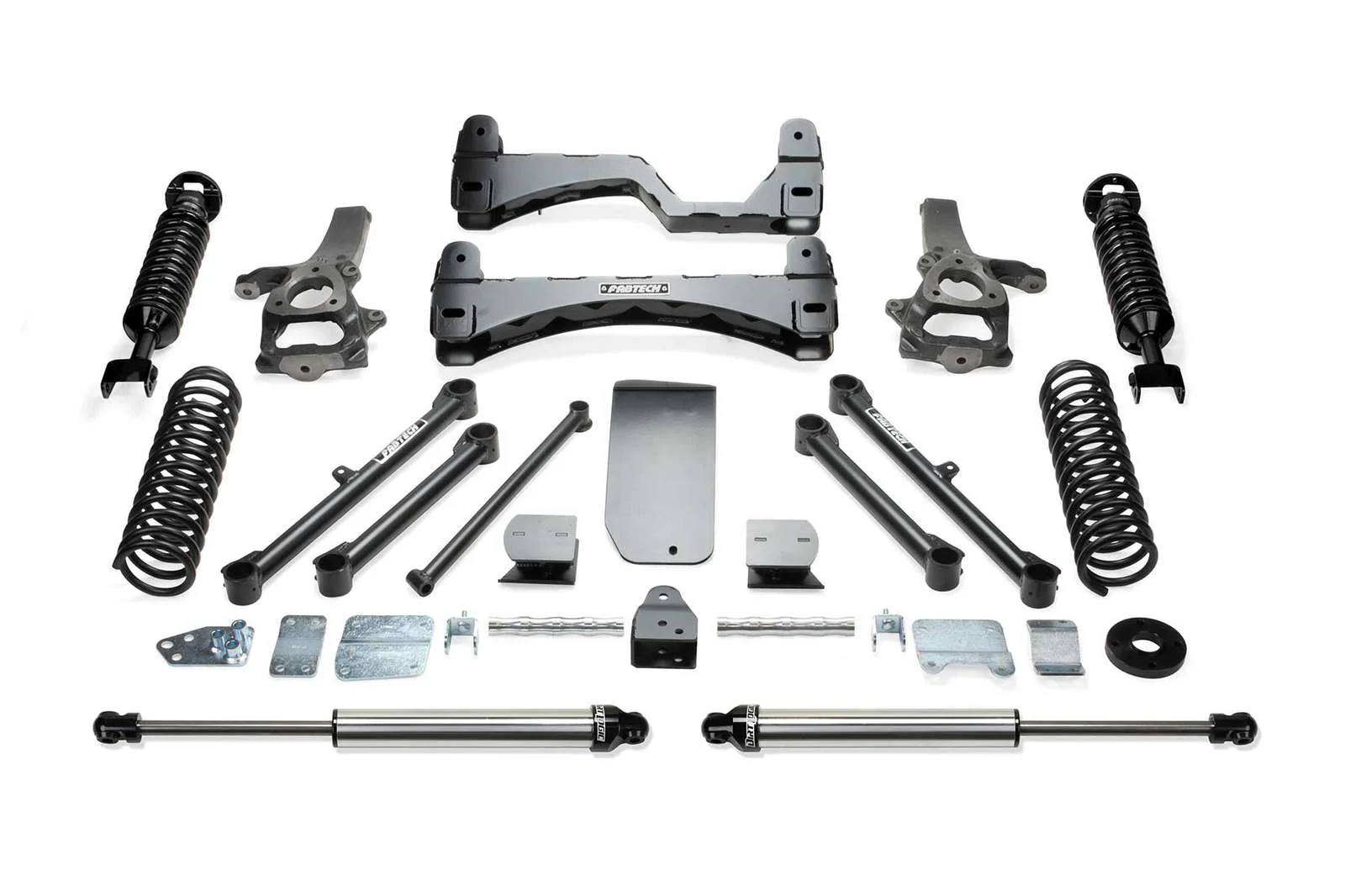 Fabtech 6" Performance System w/Front Dirt Logic 2.5 Coilovers & Rear 2.25 Shocks Kit for 2009-2018 Ram 1500 4WD w/6" lift