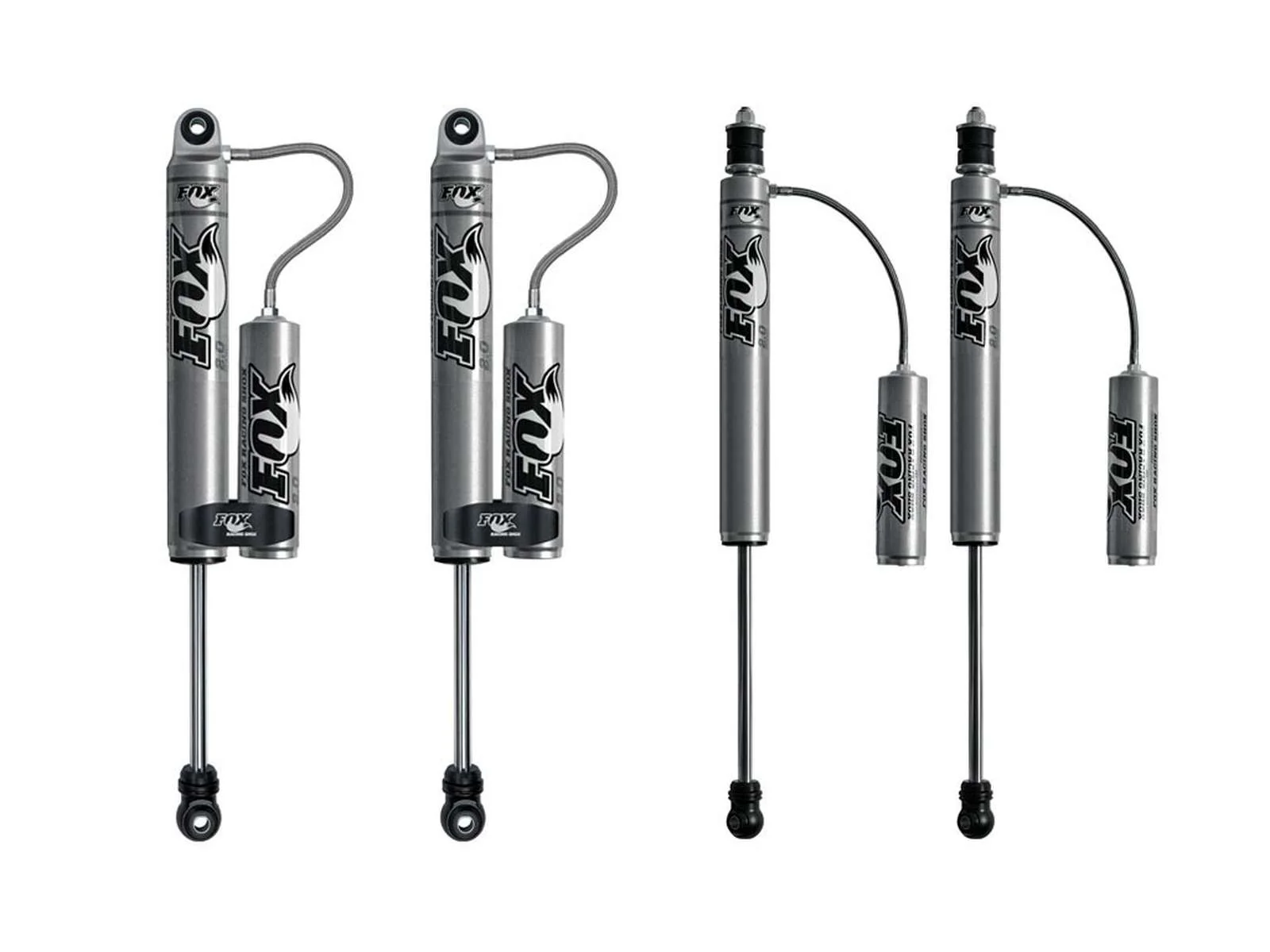 Fox 2.0 Performance Series Shocks w/ Reservoir Set for 2005-2016 Ford F250 Super Duty 4WD