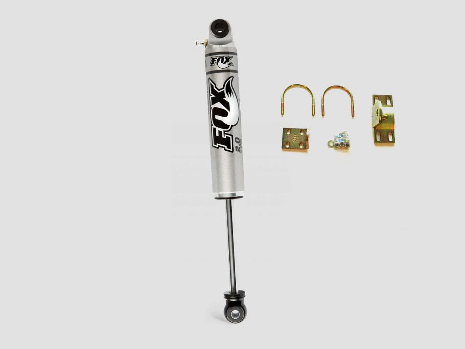 Fox 2.0 Performance Series Steering Stabilizer + Mounts for 1998-2007 Ford F250 Super Duty 4WD