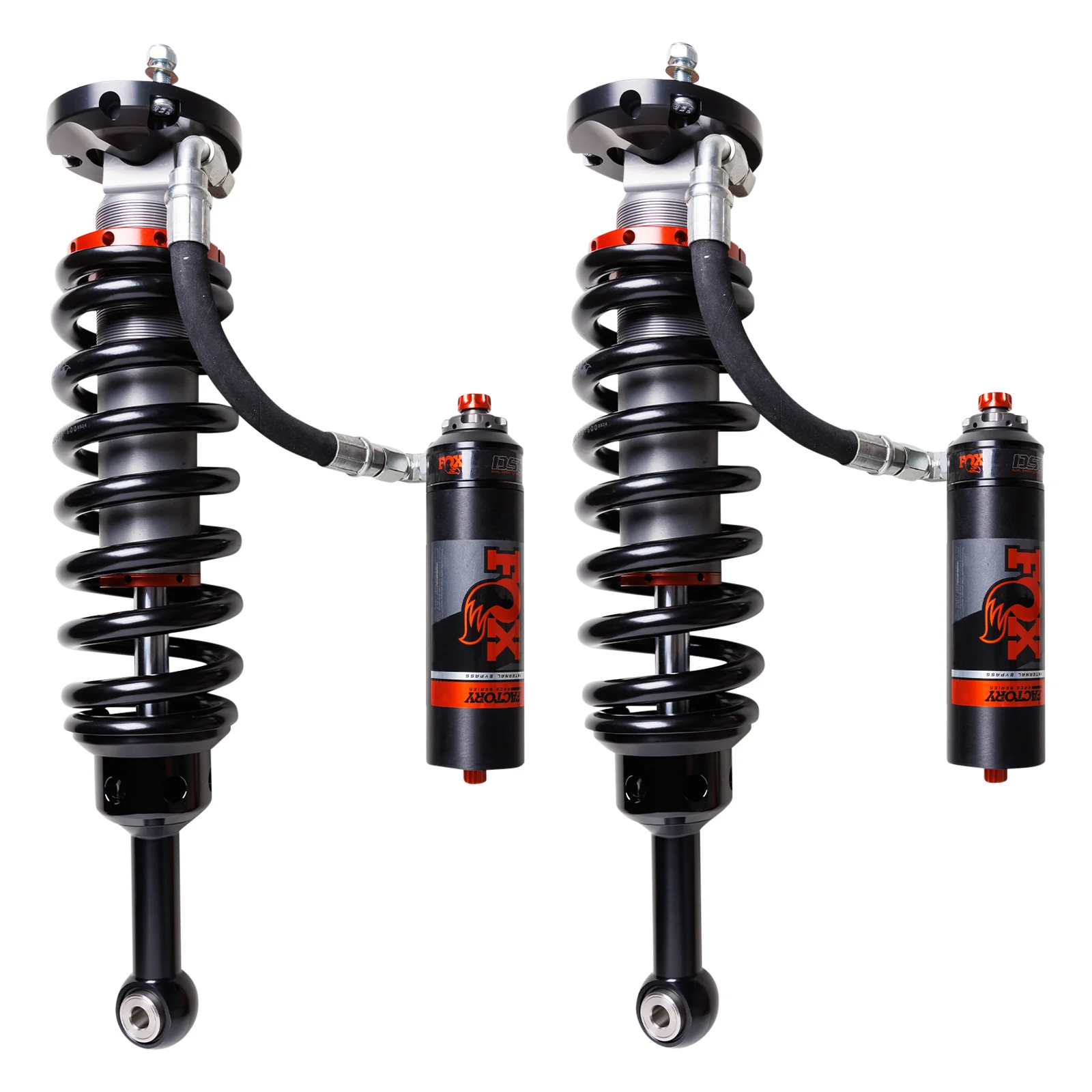 Fox 2.5 Factory Race Series Internal Bypass w/ DSC Coilovers Front Pair for 2003-2024 Toyota 4Runner 4WD RWD w/2-3" lift