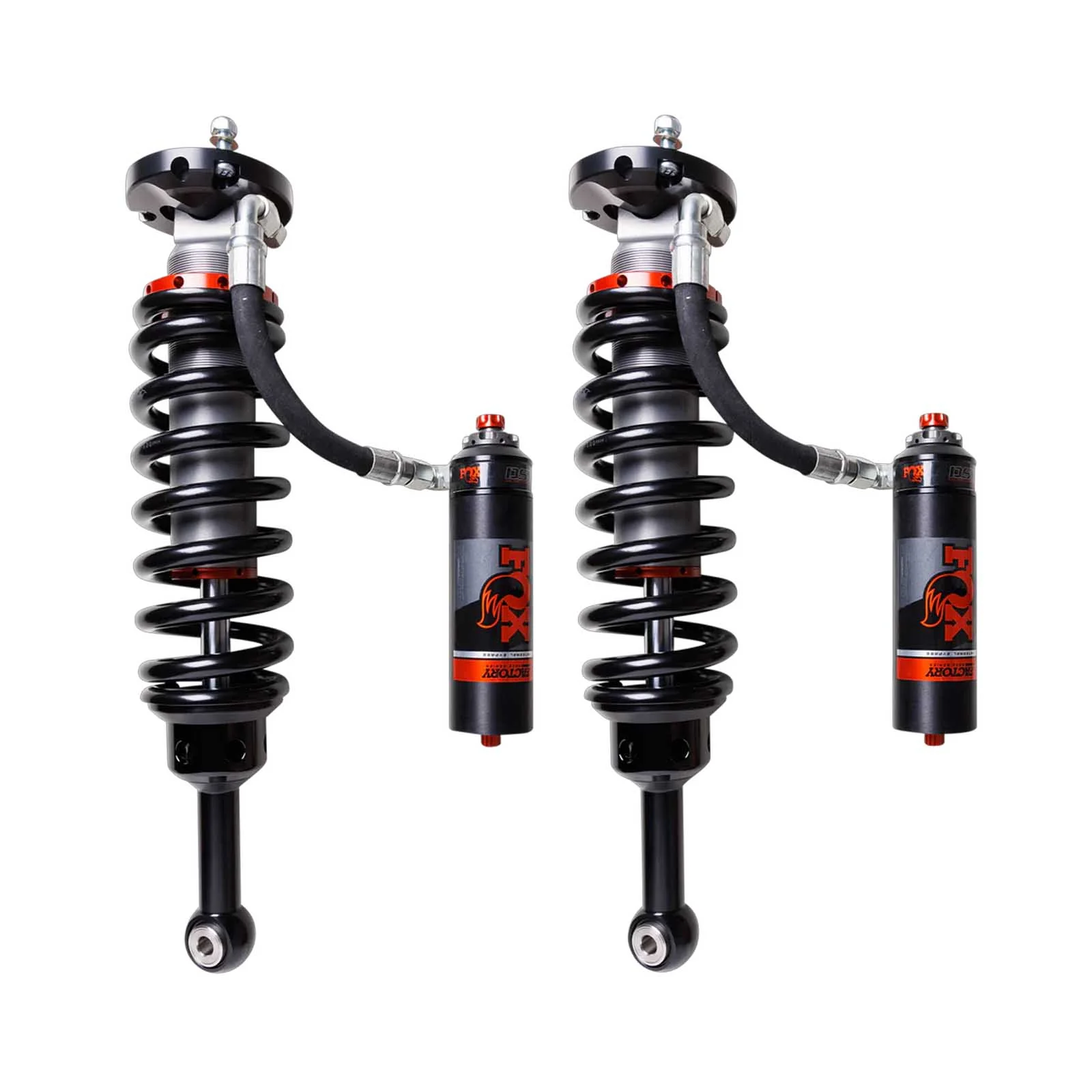 Fox 2.5 Factory Race Series Internal Bypass w/ DSC Coilovers Front Pair for 2005-2015 Toyota Tacoma 4WD RWD w/2-3" lift