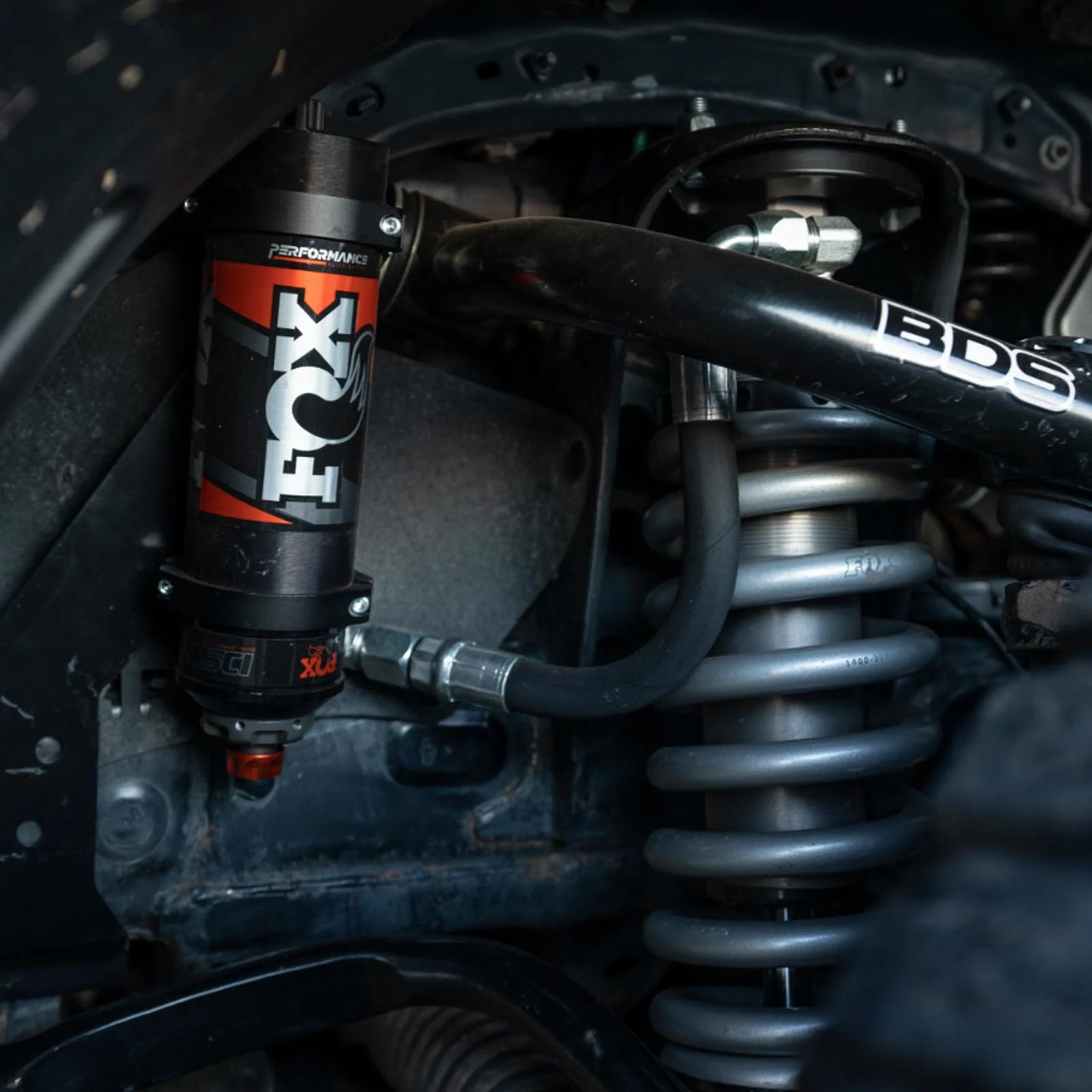 Fox 2.5 Performance Elite Adjustable Coilover w/ Reservoir Front Pair for 2005-2023 Toyota Tacoma 4WD RWD w/2" lift Requires UCA - Image 4