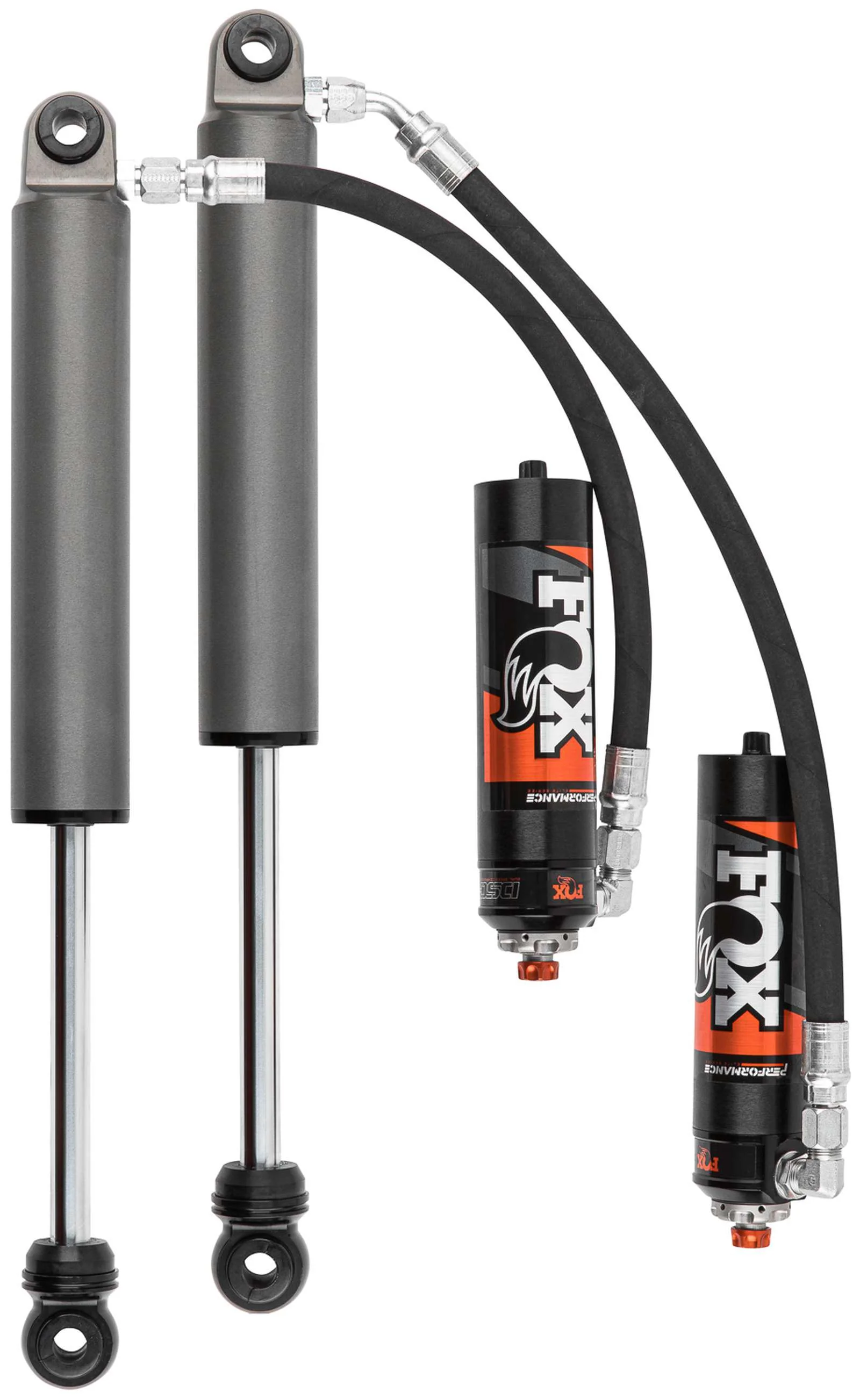 Fox 2.5 Performance Elite Adjustable w/ Reservoir Shocks Rear Pair for 2022 Chevrolet Silverado 1500 LTD w/2.5-4" lift 0-1" lift for Trail Boss