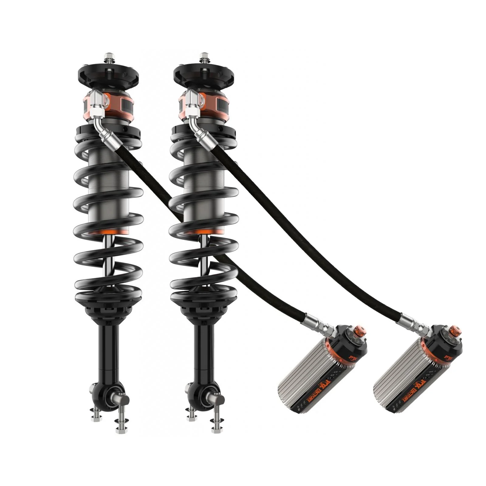 Fox 3.0 Factory Race Series Adjustable Coilovers w/ Remote Reservoir Front Pair for 2021-2024 Ford Bronco 4WD RWD w/3-4.5" lift