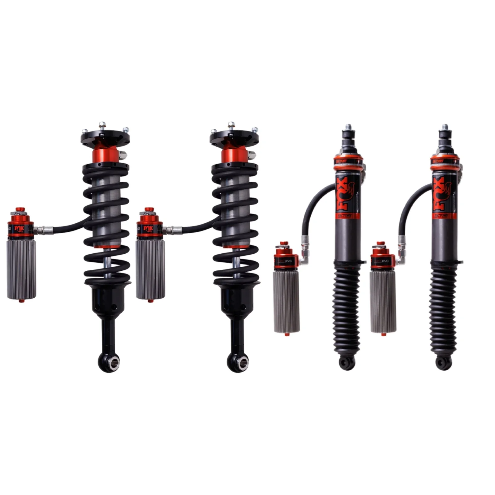 Fox 3.2 Factory Race Series Adjustable Coilover w/ Reservoir + Rear Shocks Set for 2024-2026 Lexus GX550 4WD RWD w/46025" lift