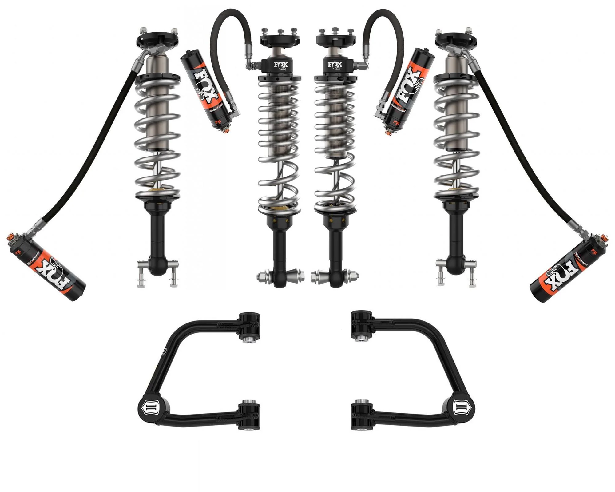 FOX Performance Elite Front 3-4.5" Rear 2-3.5" Lift Kit - 2021-2024 Ford Bronco W/ Icon Tubular Delta Joint UCA