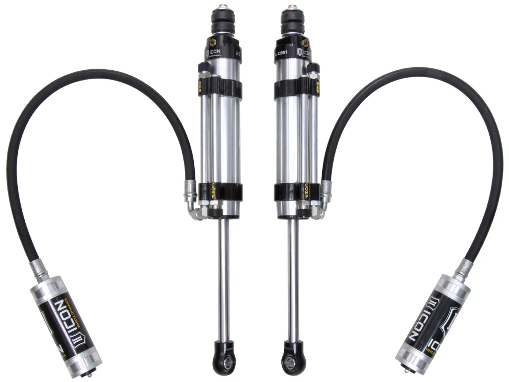 Icon 0-2" 2.5 VS Omega Shocks Rear Pair Shocks Rear Pair for 2008-2011 Toyota Land Cruiser