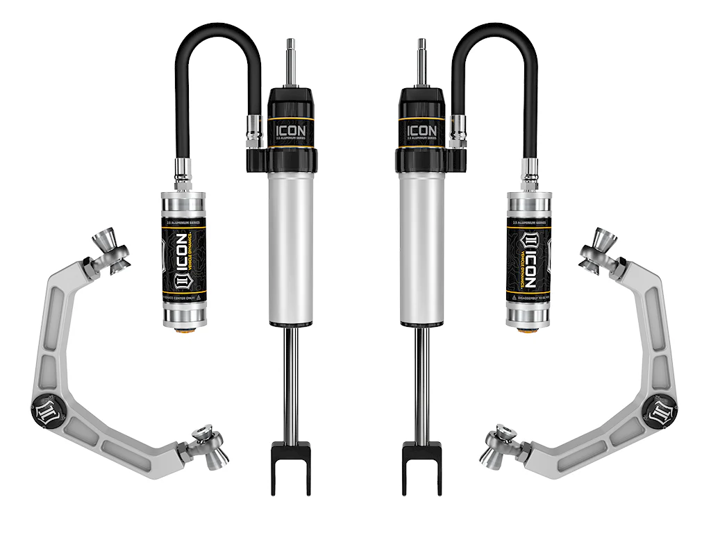 Icon 0-2" RR Shocks System w/ Billet UCA Kit for 2020-2024 GMC Sierra 2500 HD 4WD RWD