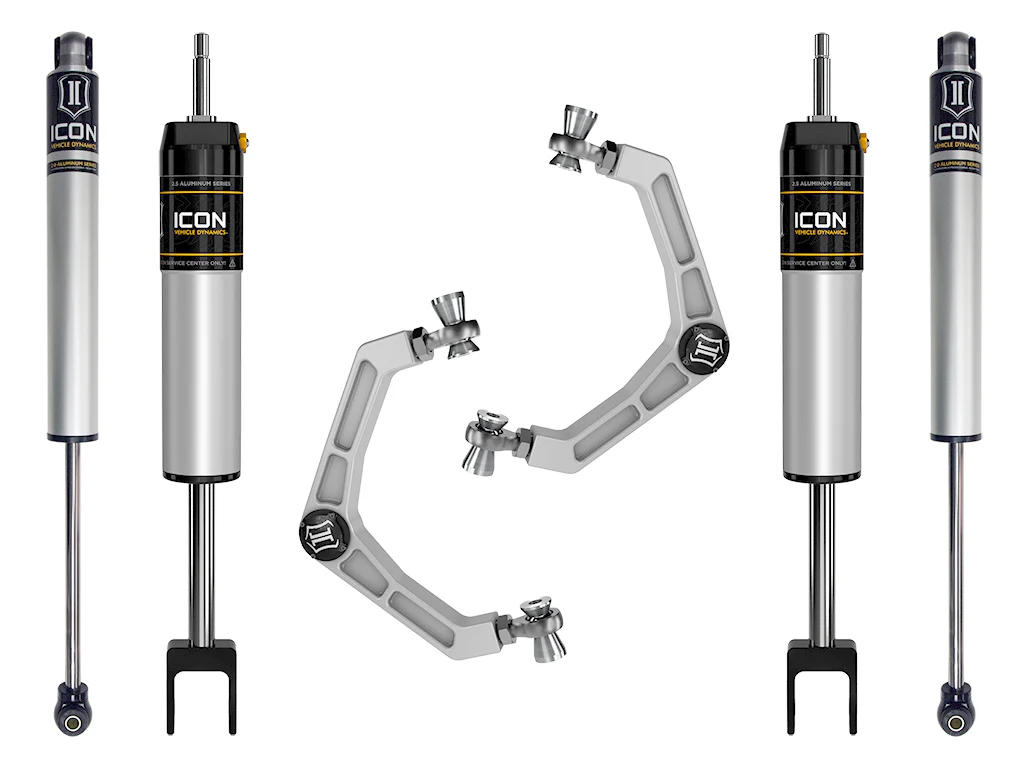 Icon 0-2" Suspension System Stage 1 Kit for 2020-2024 Chevrolet Silverado 3500 HD 4WD