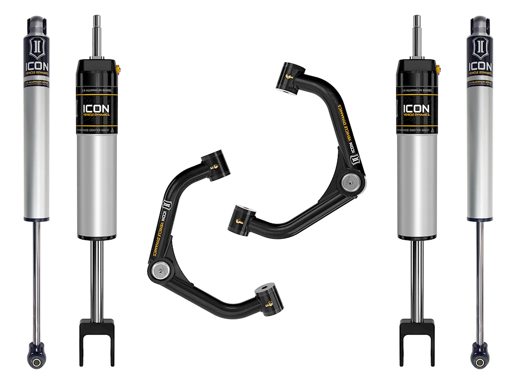 Icon 0-2" Suspension System Stage 1 Tubular Kit for 2020-2024 Chevrolet Silverado 2500 HD 4WD