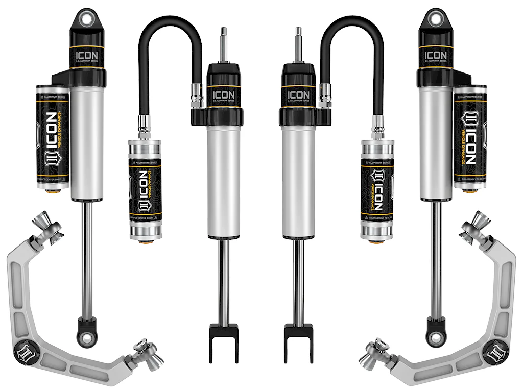 Icon 0-2" Suspension System Stage 2 Kit for 2020-2024 GMC Sierra 3500 HD 4WD RWD