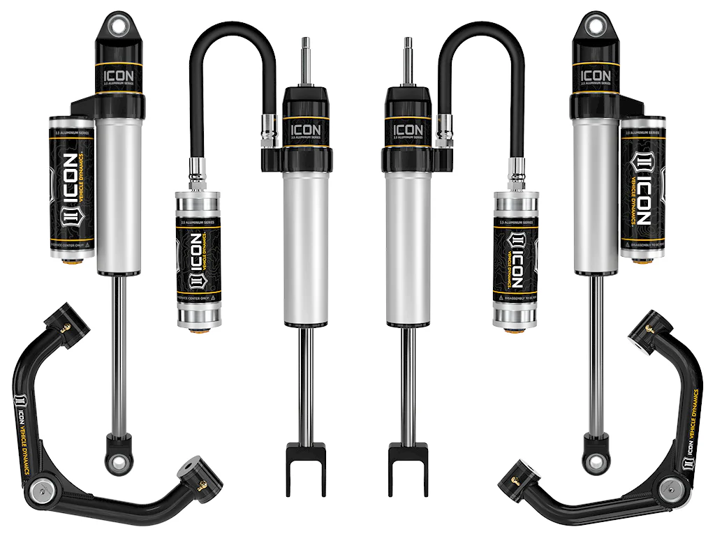 Icon 0-2" Suspension System Stage 2 Tubular Kit for 2020-2024 GMC Sierra 3500 HD 4WD RWD