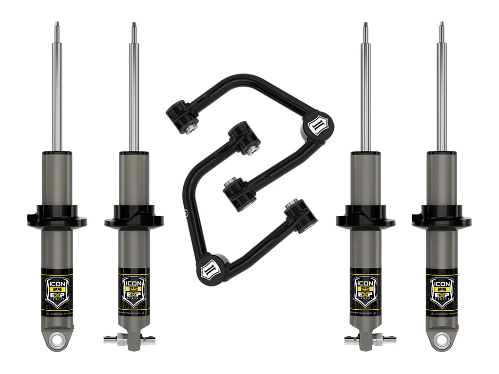 Icon 0-2" Suspension System Stage 2 Tubular Kit for 2021-2024 Ford Bronco
