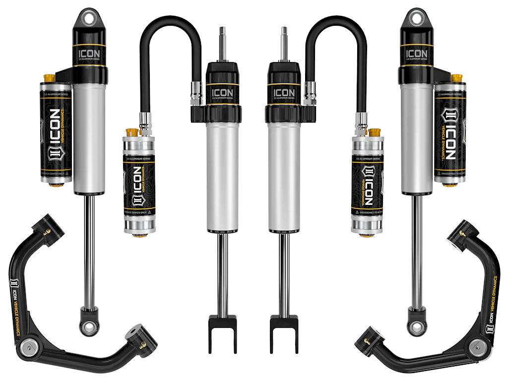 Icon 0-2" Suspension System Stage 3 Tubular Kit for 2020-2024 GMC Sierra 3500 HD 4WD RWD