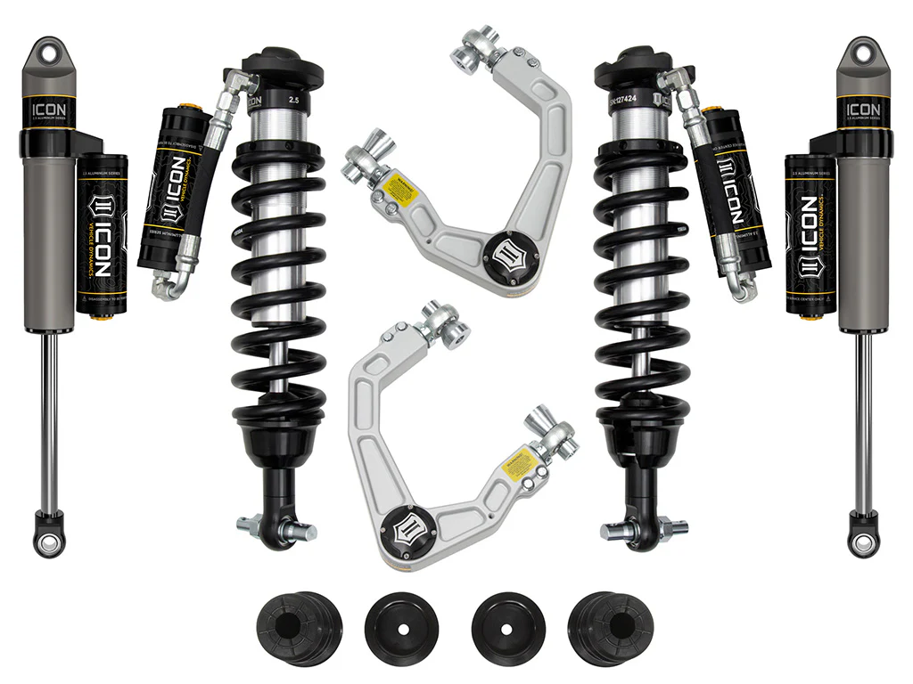 Icon 0-3.5" Stage 4 Suspension System w/Billet UCA Al Knuckle Kit for 2019-2021 Ford Ranger