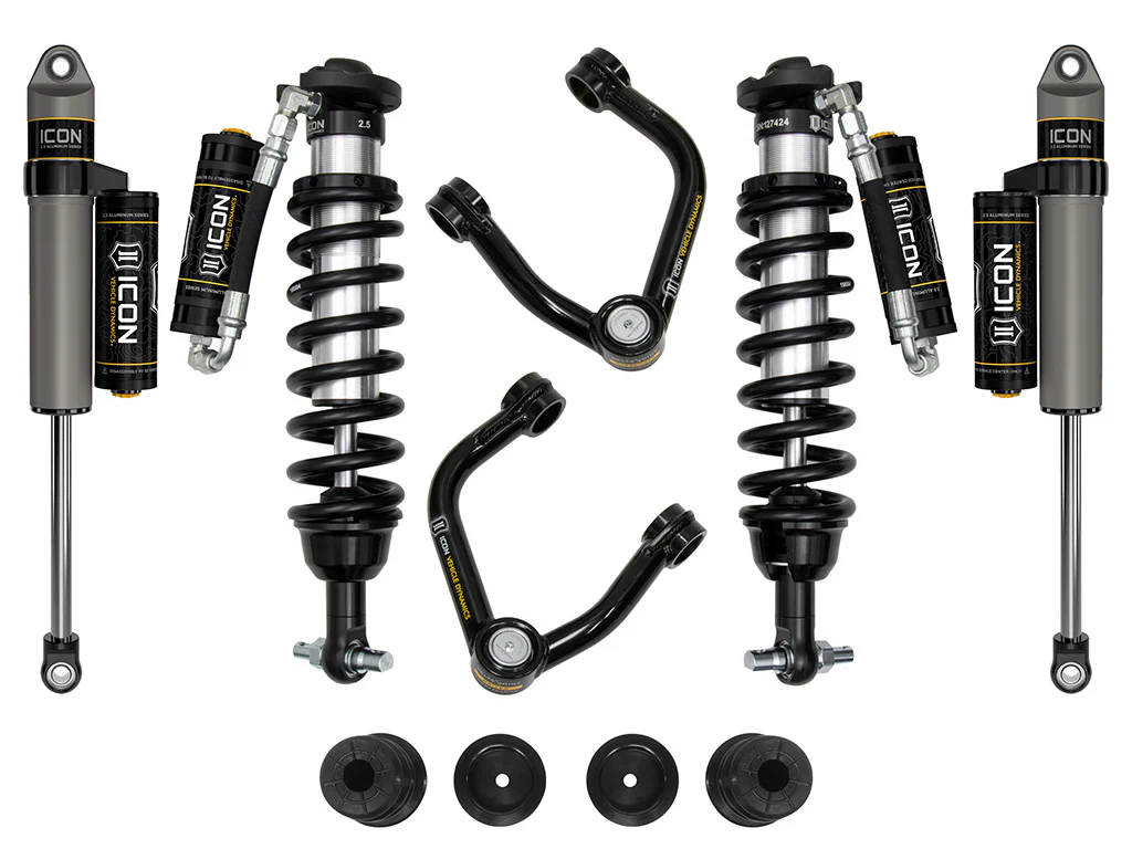 Icon 0-3.5" Stage 4 Suspension System w/Tubular UCA Al Knuckle Kit for 2019-2021 Ford Ranger