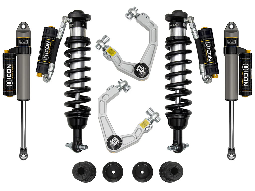 Icon 0-3.5" Stage 5 Suspension System w/Billet UCA Al Knuckle Kit for 2019-2021 Ford Ranger