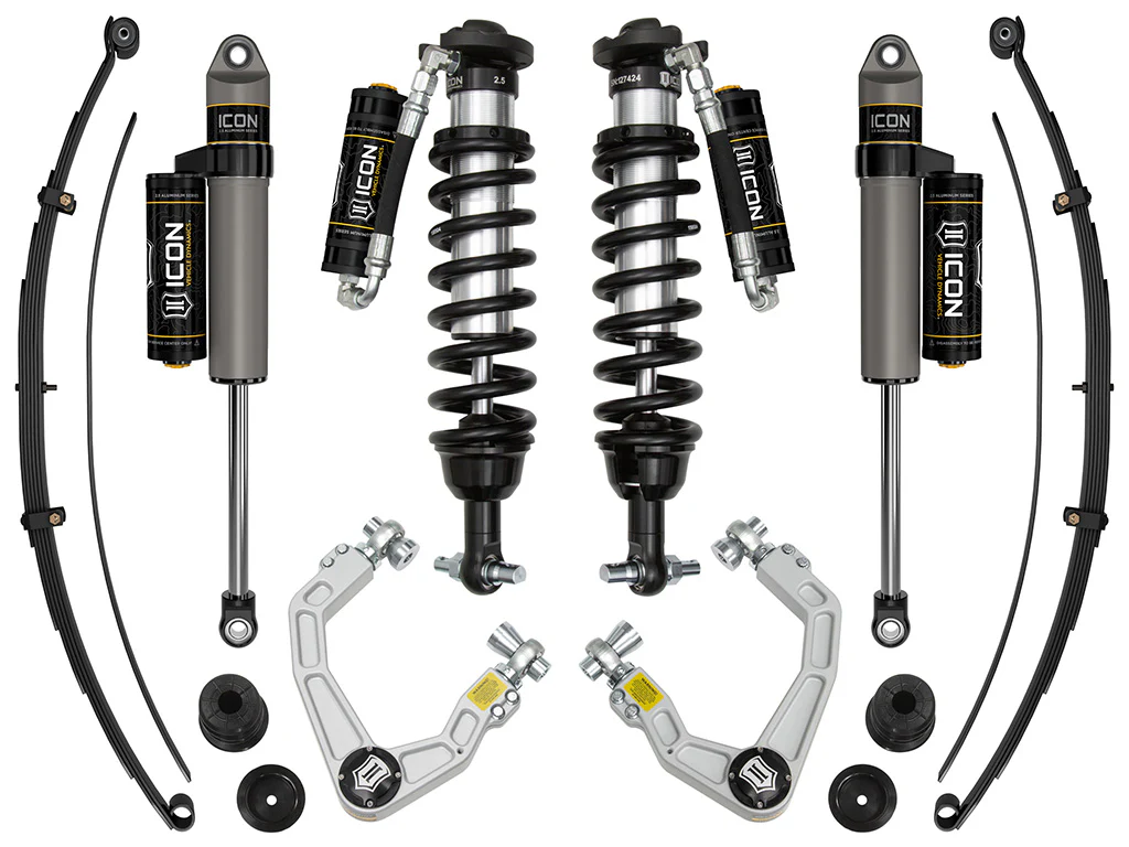 Icon 0-3.5" Stage 7 Suspension System w/Billet UCA Al Knuckle Kit for 2019-2021 Ford Ranger