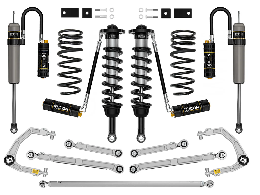Icon 1.25-3.5" Stage 11 Suspension System w/Billet CDCV Kit for 2022-2023 Toyota Tundra 4WD Gas