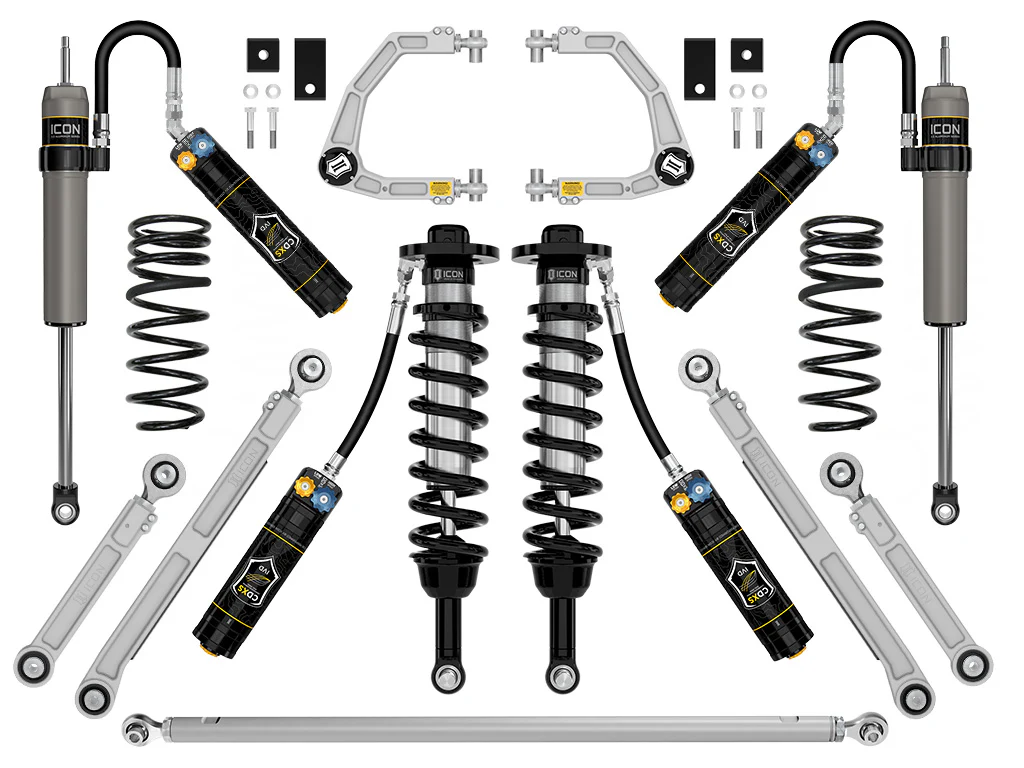 Icon 1.25-3.5" Stage 11 Suspension System w/Billet CDXS TRD Pro Kit for 2022-2023 Toyota Tundra 4WD Full Hybrid EV Gas