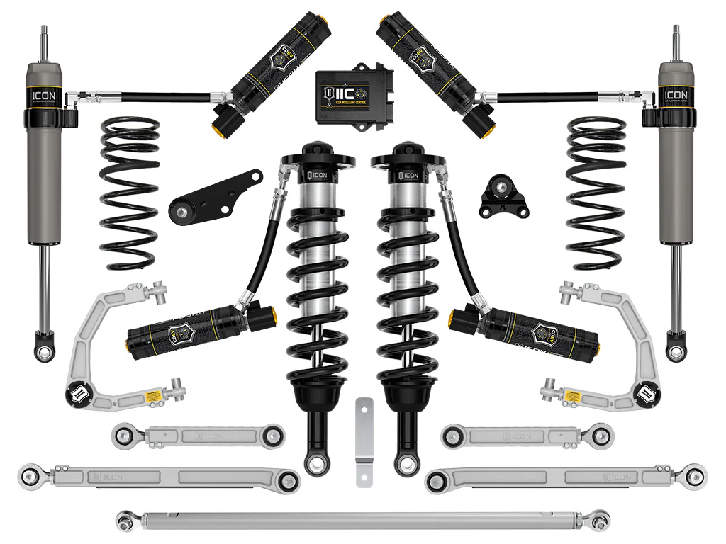 Icon 1.25-3" Lift Stage 12 Suspension System Billet Kit for 2024-2025 Toyota Land Cruiser
