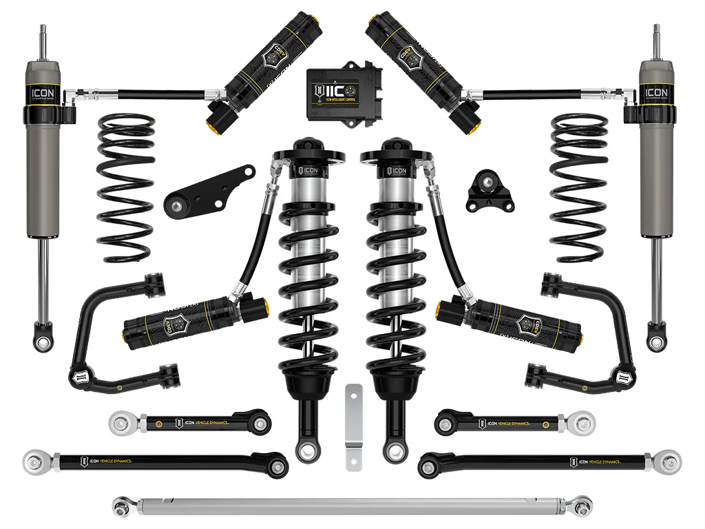 Icon 1.25-3" Lift Stage 12 Suspension System Tubular Kit for 2024-2025 Toyota Land Cruiser