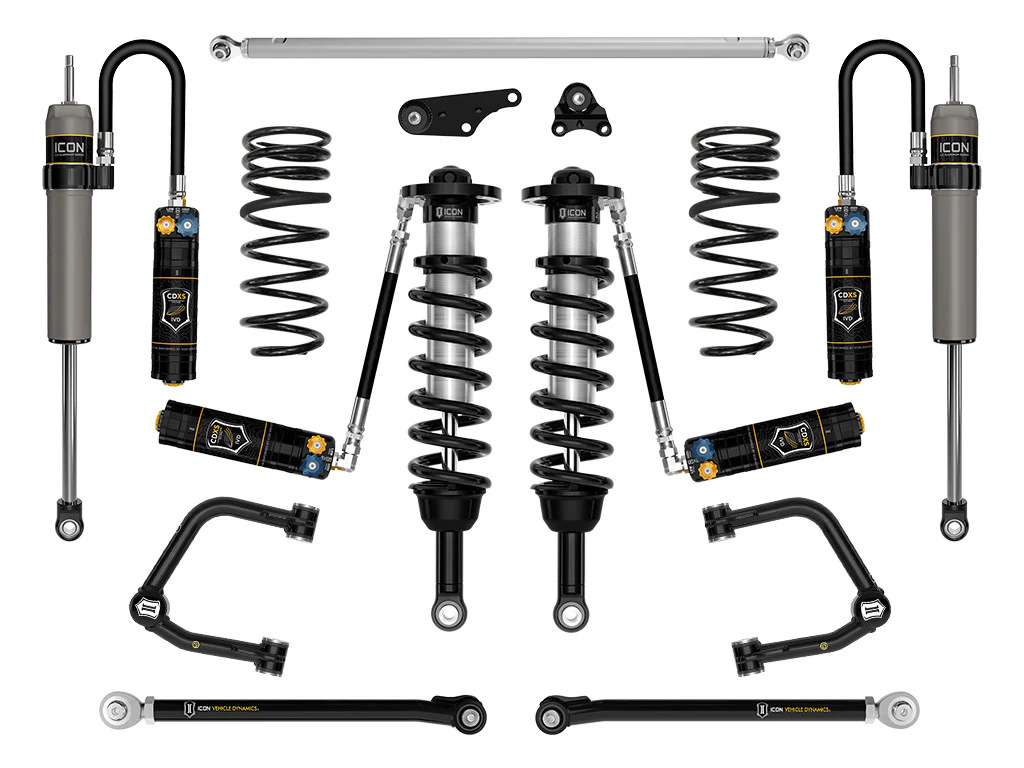 Icon 1.25-3" Lift Stage 8 Suspension System CDXS Tubular Kit for 2024-2025 Toyota Land Cruiser