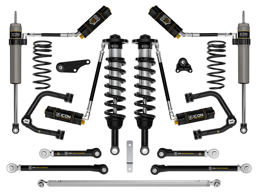 Icon 1.25-3" Lift Stage 9 Suspension System CDCV Tubular Kit for 2024-2025 Toyota Land Cruiser