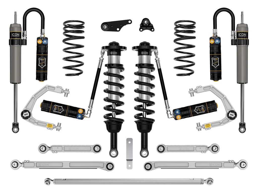 Icon 1.25-3" Lift Stage 9 Suspension System CDXS Billet Kit for 2024-2025 Toyota Land Cruiser