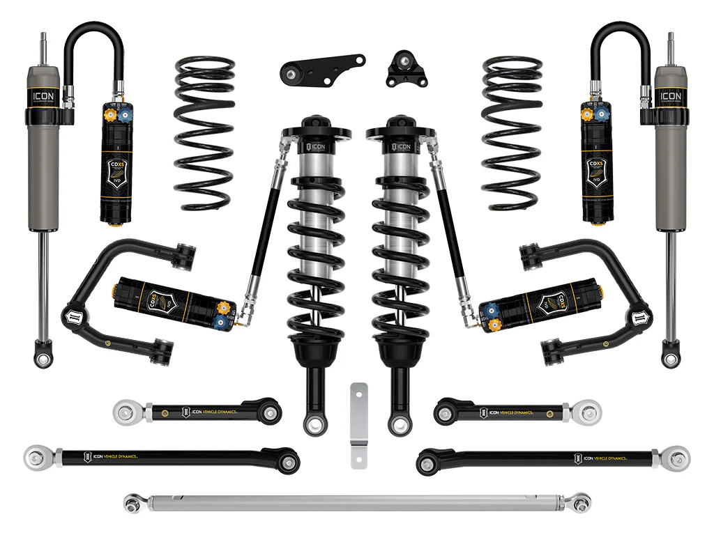 Icon 1.25-3" Lift Stage 9 Suspension System CDXS Tubular Kit for 2024-2025 Toyota Land Cruiser