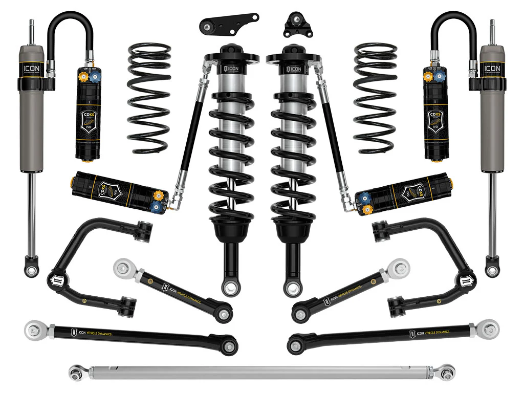 Icon 1.25-3" Stage 12 Suspension System w/Tubular Kit for 2024-2025 Toyota Tacoma 4WD