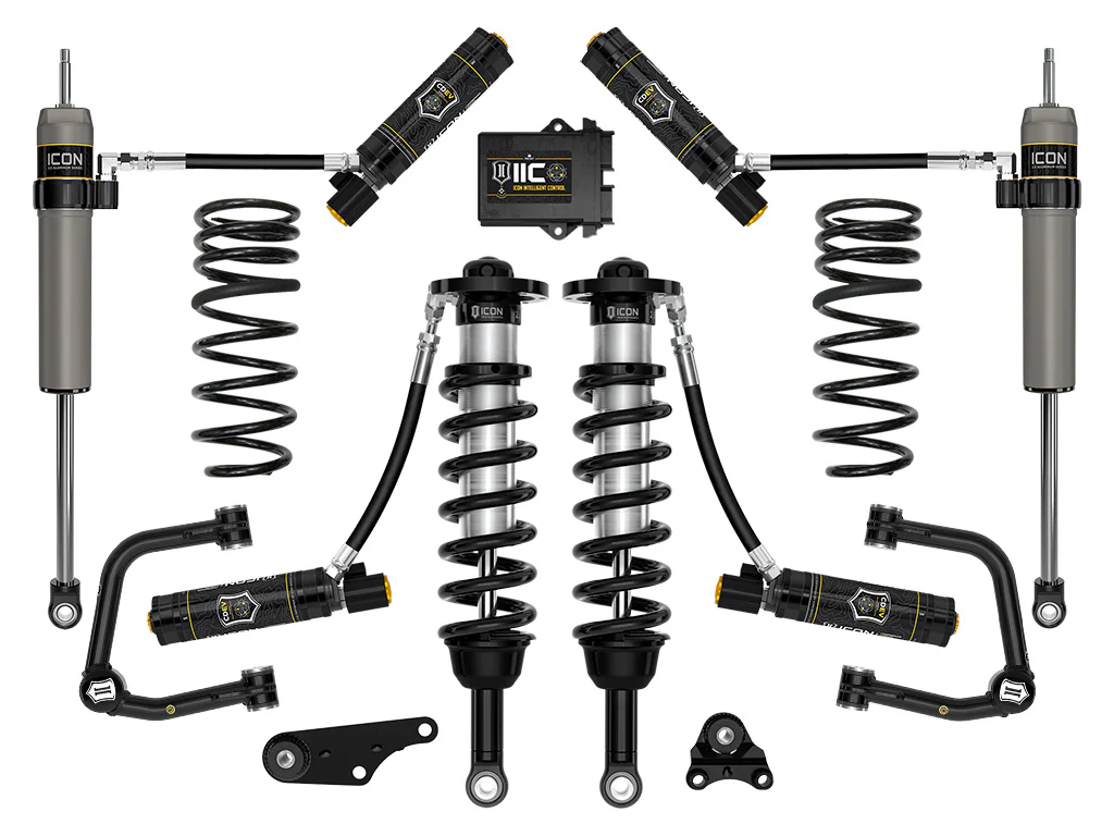 Icon 1.25-3" Stage 6 Suspension System Tubular Overland Coils Rear Kit for 2024-2025 Toyota Tacoma 4WD