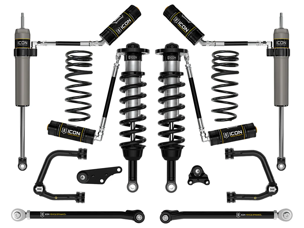 Icon 1.25-3" Stage 7 Suspension System Tubular Overland Coils Rear Kit for 2024-2025 Toyota Tacoma 4WD