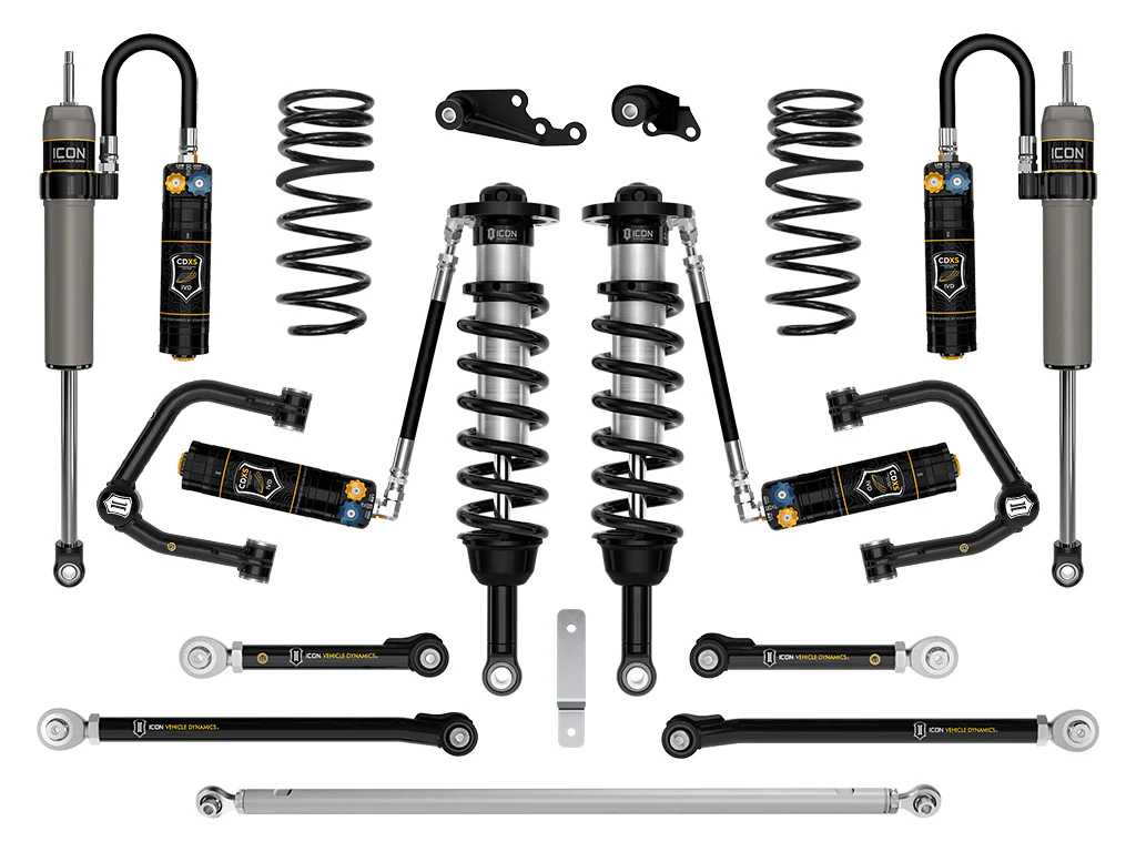 Icon 1.25-3" Stage 9 Suspension System w/CDXS Tubular Kit for 2024-2025 Lexus GX550