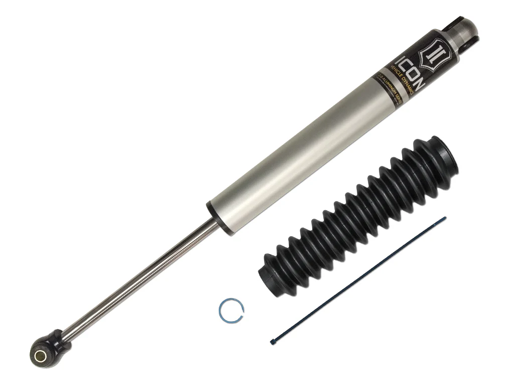 Icon 2.0 Aluminum Steering Stabilizer for 2009-2013 Dodge Ram 2500 4WD