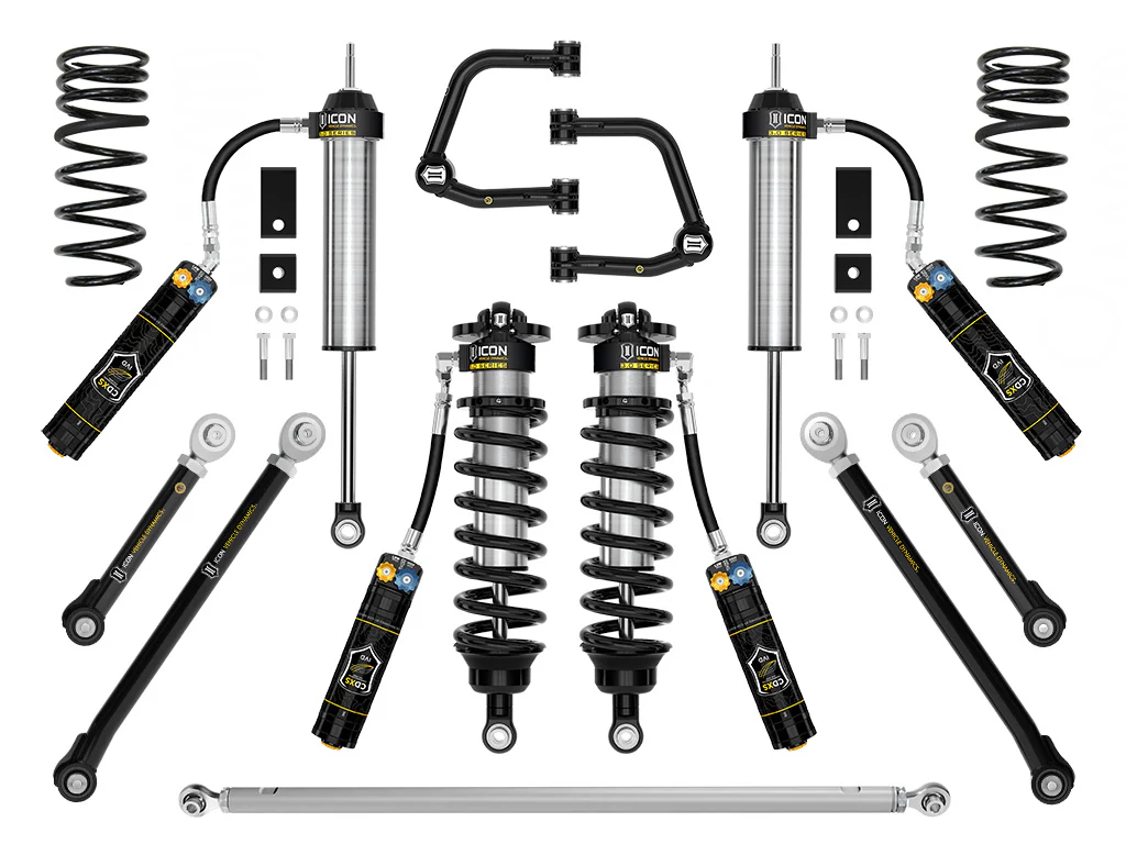 Icon 2-3.25" Stage 3 3.0 Suspension System CDXS Tubular Kit for 2022-2023 Toyota Tundra 4WD TRD Pro