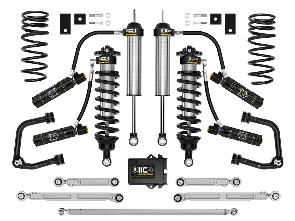 Icon 2-3.25" Stage 6 3.0 Suspension System Tubular Kit for 2022-2023 Toyota Tundra 4WD Full Hybrid EV Gas