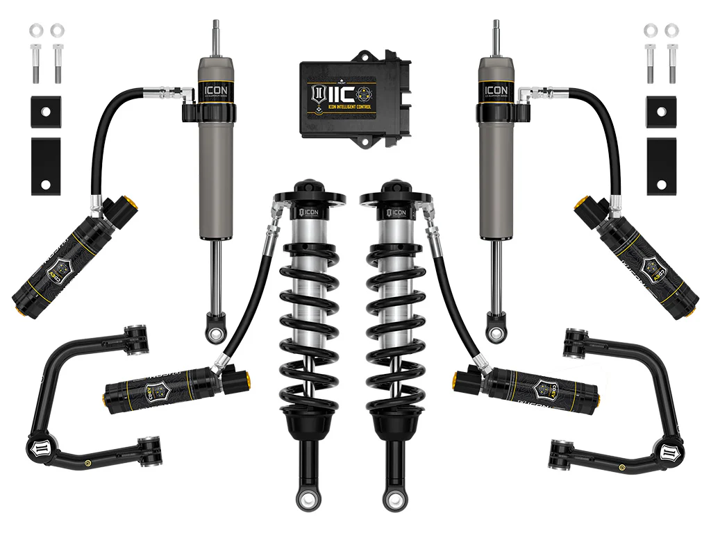 Icon 2-3.5" Stage 12 Suspension System w/Tubular Kit for 2022-2024 Toyota Tundra 4WD Full Hybrid EV Gas