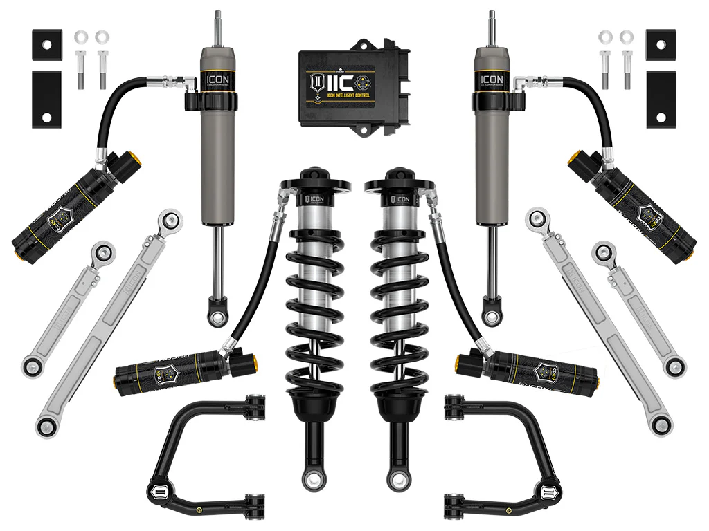 Icon 2-3.5" Stage 13 Suspension System w/Tubular Kit for 2022-2025 Toyota Tundra Full Hybrid EV Gas