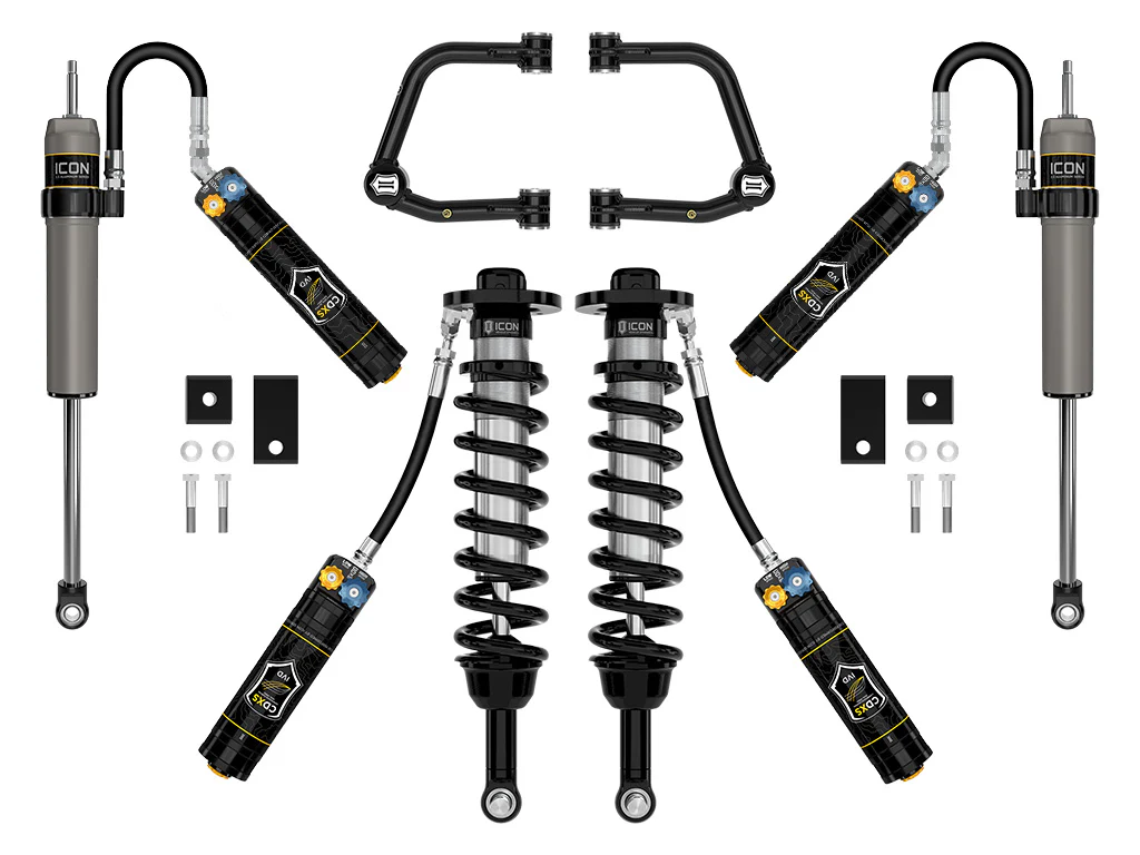 Icon 2-3.5" Stage 9 Suspension System w/Tubular CDXS Kit for 2022-2024 Toyota Tundra 4WD Full Hybrid EV Gas