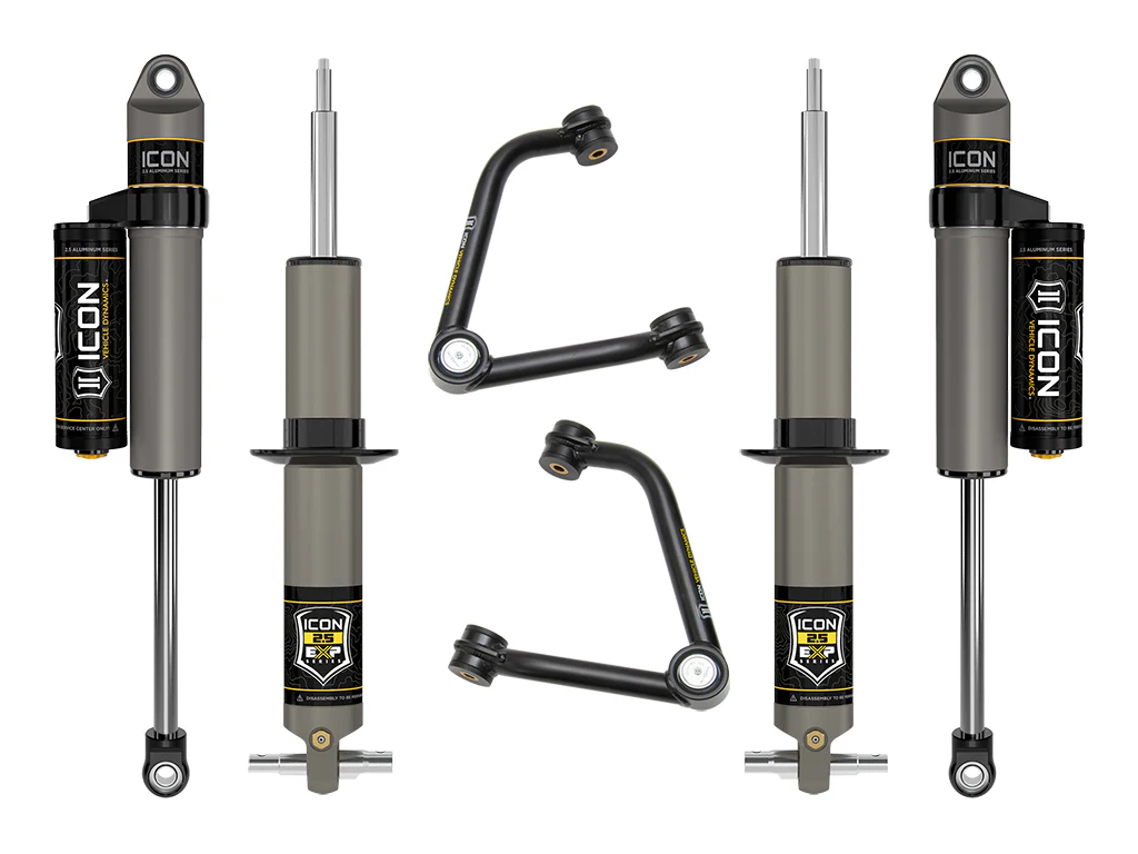 Icon 2.38-3.75" Stage 3 Expansion Suspension System w/Tubular UCA Kit for 2020-2023 Chevrolet Silverado 1500 Diesel