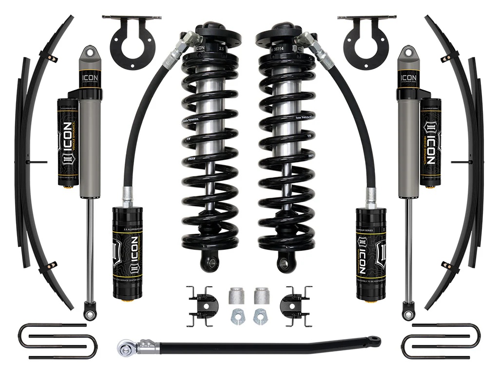 Icon 2.5-3" Stage 3 Coilover Conversion System w/Expansion Pack Kit for 2011-2016 Ford F250 Super Duty 4WD Diesel