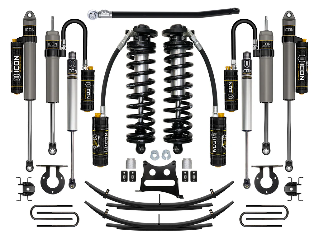 Icon 2.5-3" Stage 5 Coilover Conversion System w/Expansion Pack Kit for 2011-2016 Ford F350 Super Duty 4WD Diesel