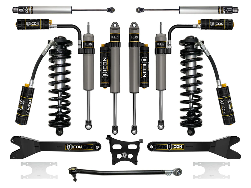 Icon 2.5-3" Stage 5 Coilover Conversion System w/Radius Arms Kit for 2023-2026 Ford F350 Super Duty Diesel