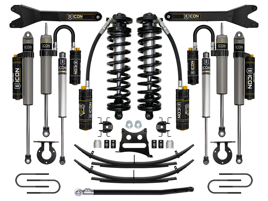 Icon 2.5-3" Stage 6 Coilover Conversion System w/Expansion Pack Kit for 2008-2010 Ford F250 Super Duty 4WD Diesel