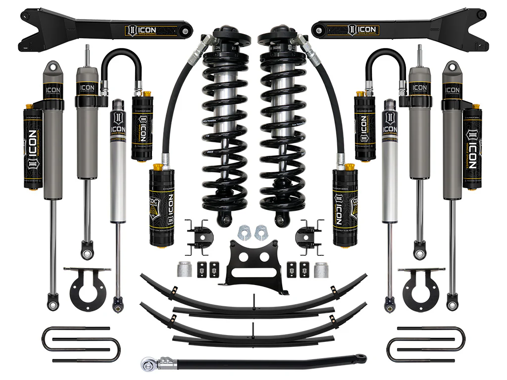 Icon 2.5-3" Stage 6 Coilover Conversion System w/Expansion Pack Kit for 2011-2016 Ford F250 Super Duty 4WD Diesel Extended Cab Pickup
