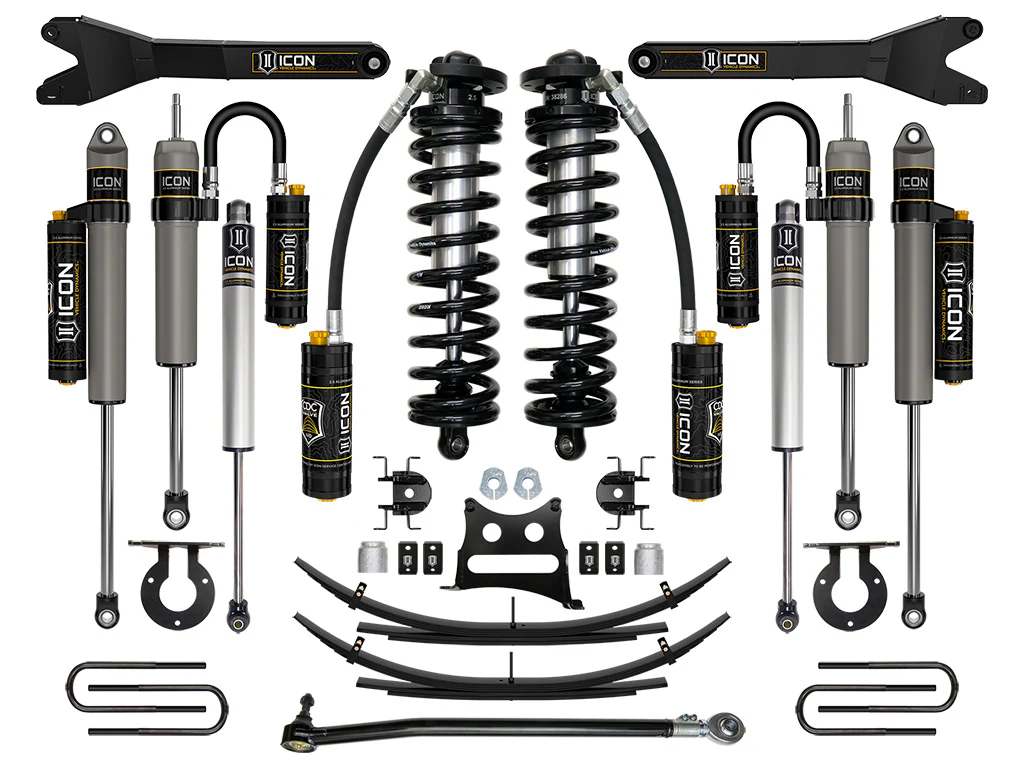Icon 2.5-3" Stage 6 Coilover Conversion System w/Expansion Pack Kit for 2017-2019 Ford F350 Super Duty 4WD Diesel