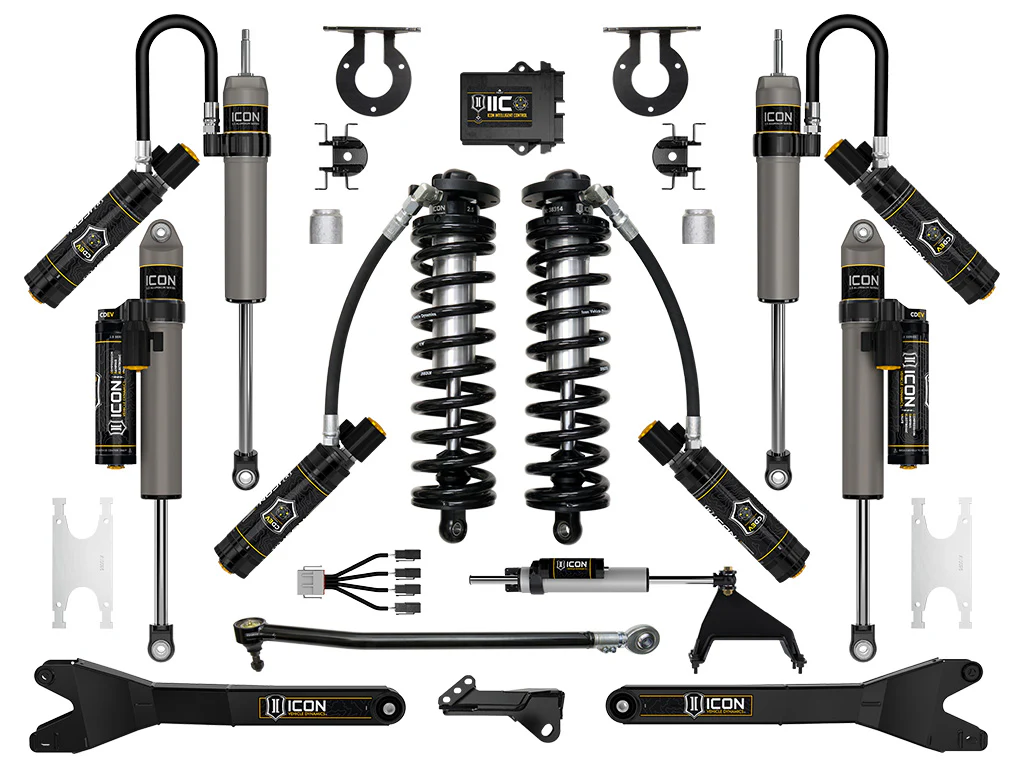 Icon 2.5-3" Stage 7 Coilover Conversion System w/Radius Arms Kit for 2023-2025 Ford F250 Super Duty Diesel
