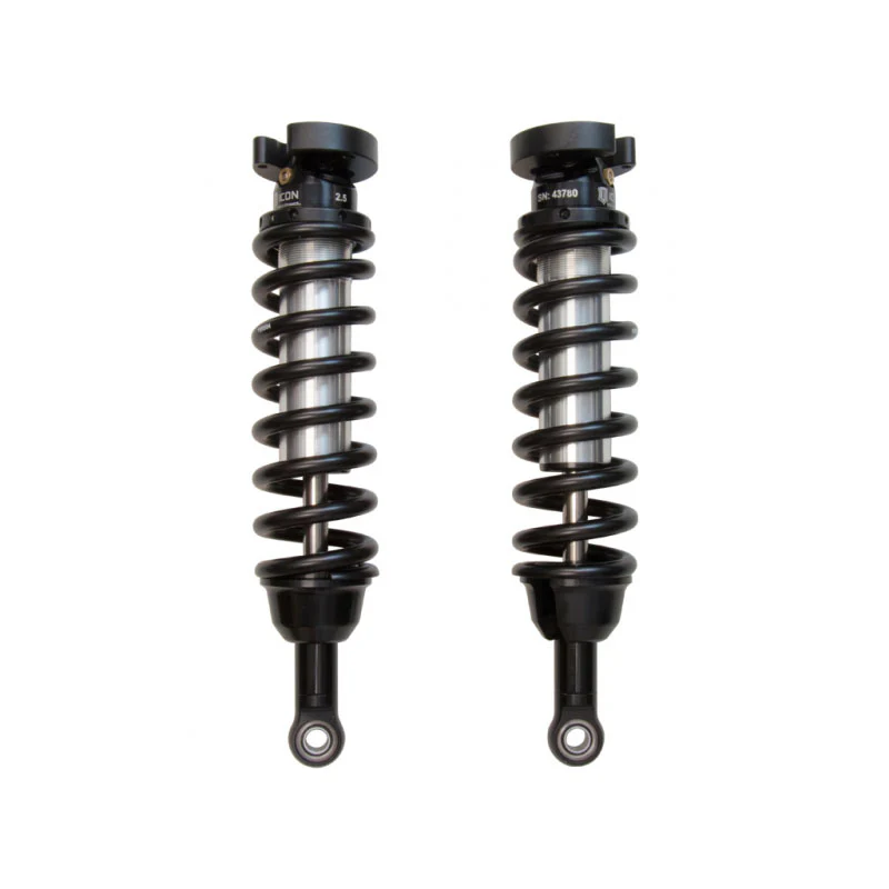 Icon 2.5 Internal Reservoir Coilovers Front Pair for 2011-2018 Ford Ranger w/1-3" lift