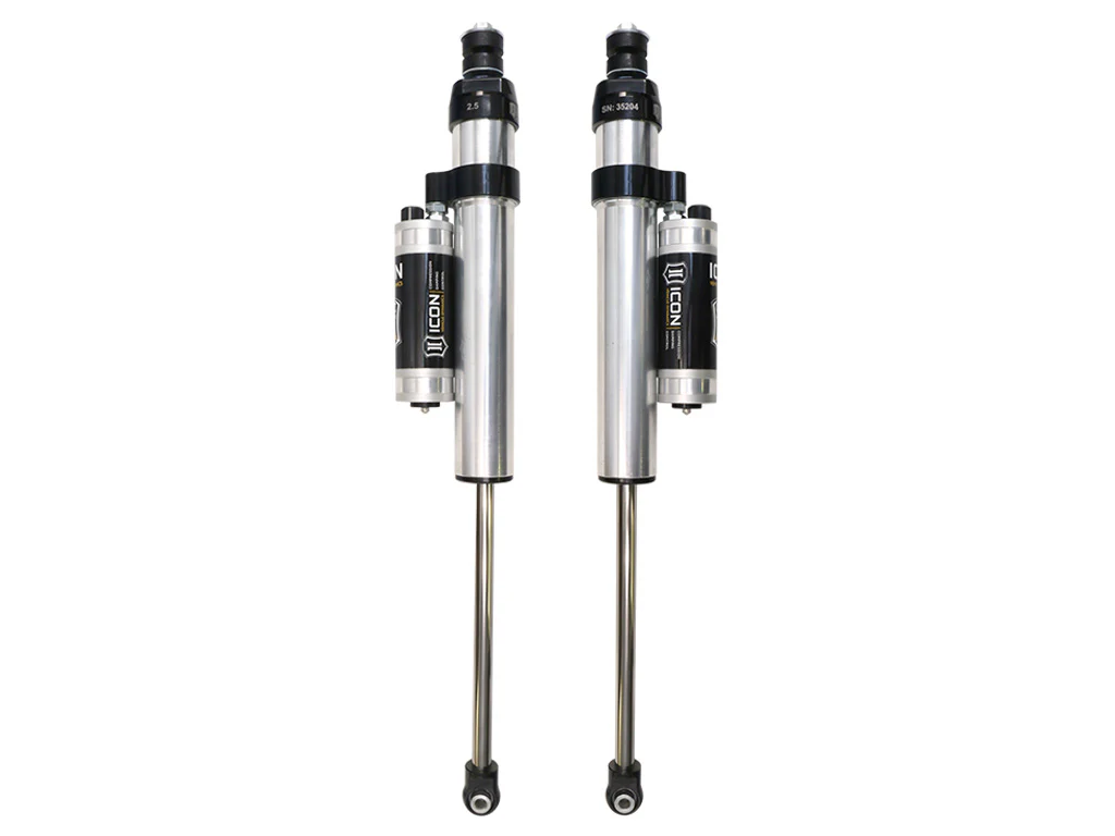 Icon 2.5 Piggyback Reservoir CDCV Shocks Pair for 2008-2011 Toyota Land Cruiser